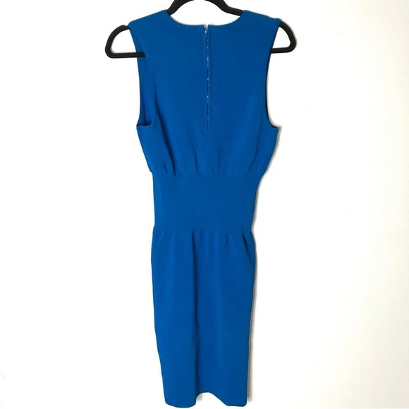 MLV Mayren Lee Viray Blue Knit Bodycon Dress Large - Picture 7 of 7